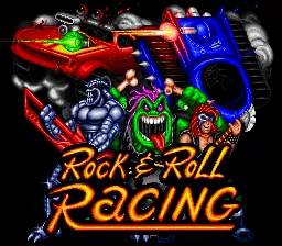Rock n' Roll Racing – Titulní obrazovka