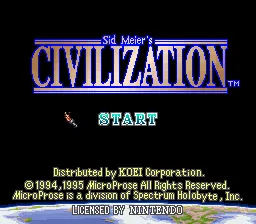 Sid Meier's Civilization – In-game