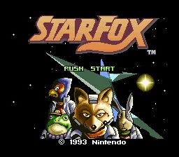 Star Fox – Titulní obrazovka