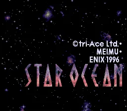 Star Ocean – Écran-titre
