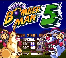 Super Bomberman 3–5 – Écran-titre