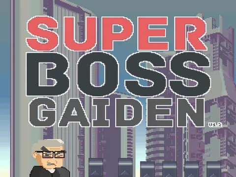 Super Boss Gaiden – Titulní obrazovka