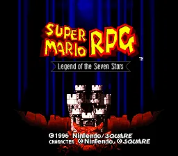 Super Mario RPG: Legend of the Seven Stars – Titelbildschirm