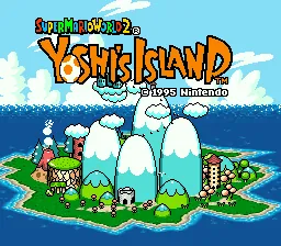 Super Mario World 2: Yoshi's Island – Titelbildschirm