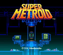 Super Metroid – Titulní obrazovka