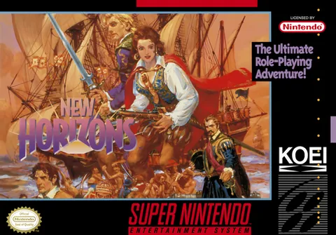 Uncharted Waters: New Horizons – boxart