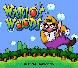 Wario's Woods – Titulní obrazovka