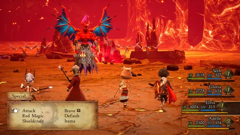 Bravely Default II – In-game