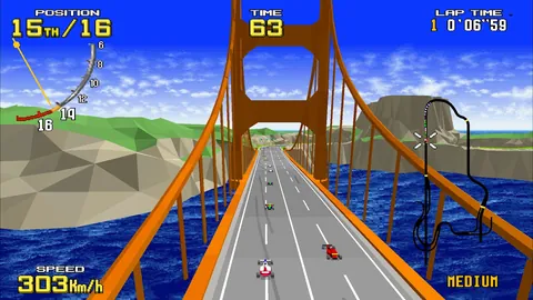 Sega Ages: Virtua Racing – In-game