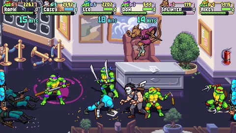 Teenage Mutant Ninja Turtles: Shredder's Revenge – En jeu