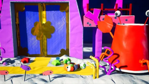 Yoshi's Crafted World – In-game