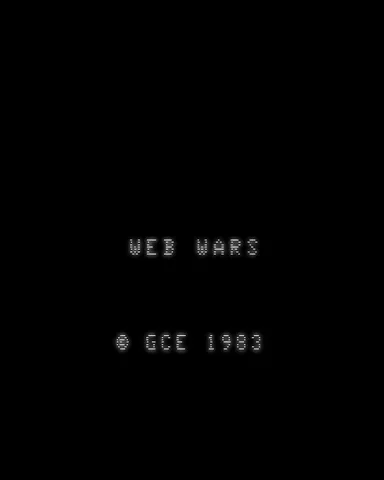 Web Wars – Titulní obrazovka