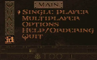 Quake – Titulní obrazovka