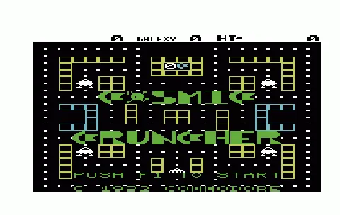 Cosmic Cruncher – Titulní obrazovka