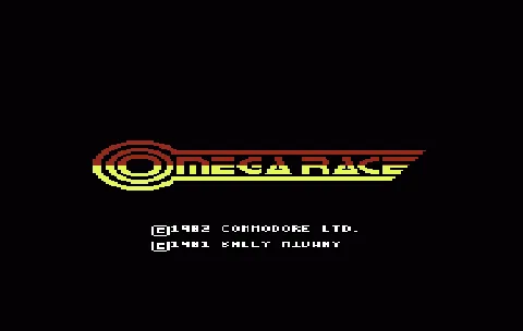 Omega Race – Titelbildschirm