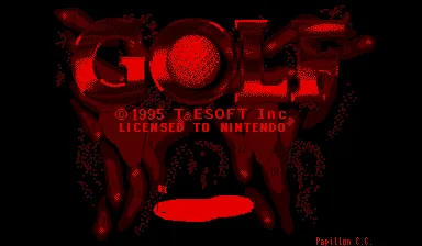 Golf – Écran-titre