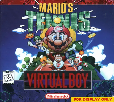 Mario's Tennis – boxart