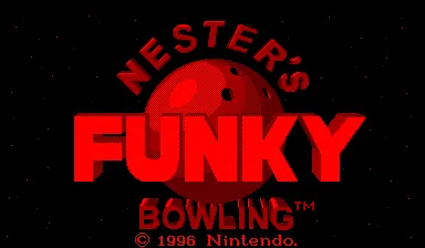 Nester's Funky Bowling – Titelbildschirm