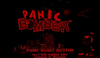 Panic Bomber – Title screen