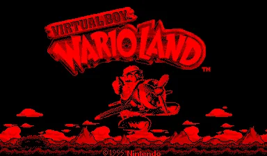 Virtual Boy Wario Land – Titelbildschirm