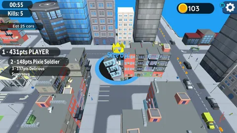 Hole.io – In-game