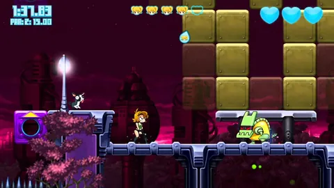 Mighty Switch Force! Hyper Drive Edition – In-game