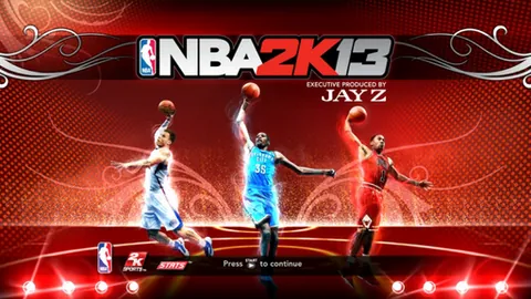 NBA 2K13 – Titulní obrazovka
