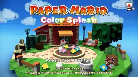 Paper Mario: Color Splash – Écran-titre