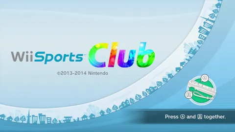 Wii Sports Club – Titulní obrazovka