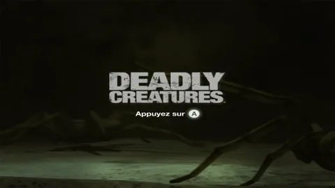 Deadly Creatures – Titelbildschirm