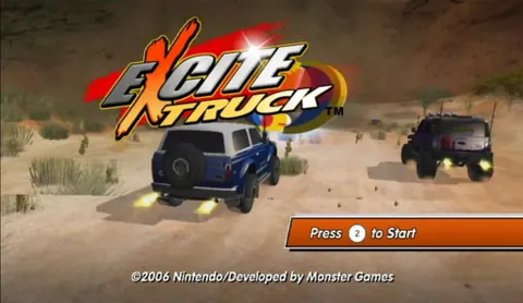 Excite Truck – Titelbildschirm