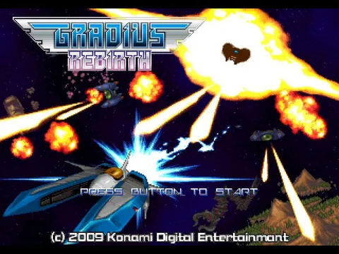Gradius ReBirth – Titulní obrazovka
