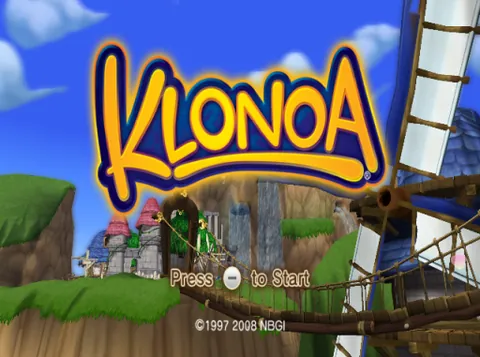 Klonoa – Titulní obrazovka
