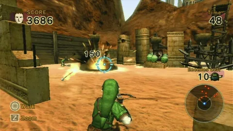 Link's Crossbow Training – In-game