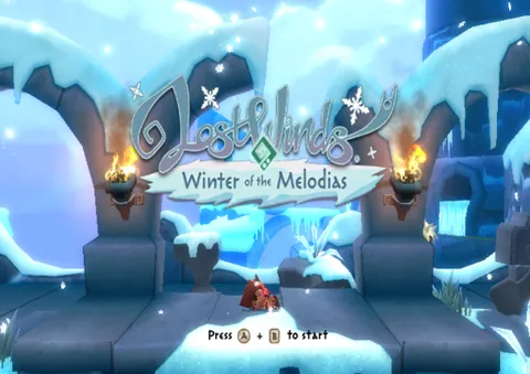 LostWinds – Titulní obrazovka
