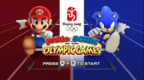 Mario & Sonic at the Olympic Games – Titulní obrazovka