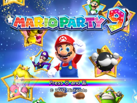 Mario Party 9 – Titulní obrazovka