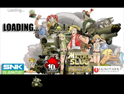 Metal Slug Anthology – Titulní obrazovka