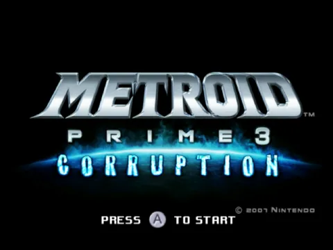 Metroid Prime 3: Corruption – Titulní obrazovka