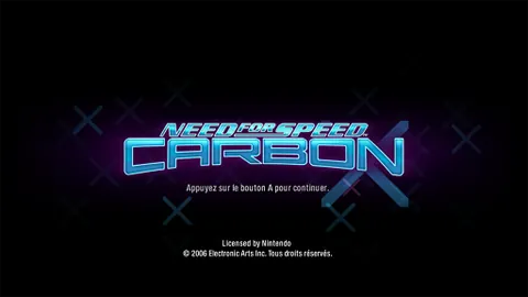 Need for Speed: Carbon – Titelbildschirm