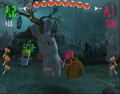 Rayman Raving Rabbids – In-game