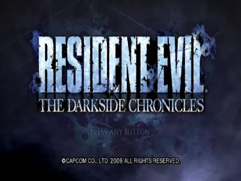 Resident Evil: The Darkside Chronicles – Titelbildschirm