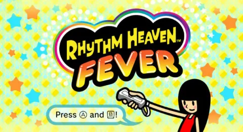 Rhythm Heaven Fever – Titulní obrazovka