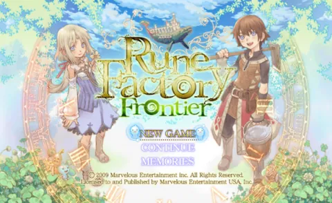 Rune Factory Frontier – Écran-titre