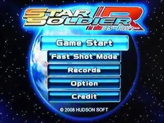 Star Soldier R – Écran-titre
