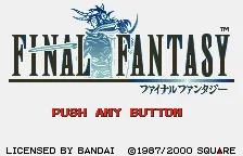 Final Fantasy – Title screen