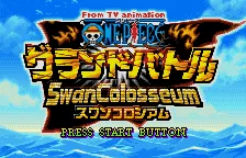 From TV Animation One Piece: Grand Battle Swan Colosseum – Titelbildschirm