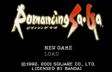 Romancing SaGa – Title screen