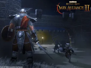 Baldur's Gate: Dark Alliance II – Title screen