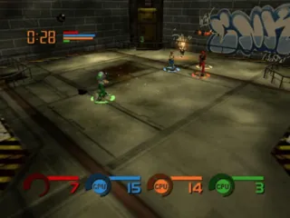 Fuzion Frenzy – En jeu